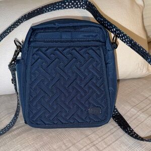 Lug Crossbody Travel Bag in Navy NWOT